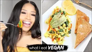 HELLA BOMB VEGAN FOOD!  ➟  What I Eat In A Day 👍