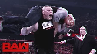 An in-depth look at the rivalry between Goldberg and Brock Lesnar - Part 1: Raw, March 20, 2017