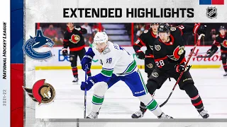 Vancouver Canucks vs Ottawa Senators Dec 1, 2021 HIGHLIGHTS