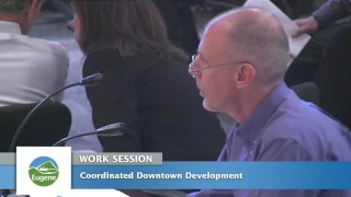 Eugene City Council Wednesday Work Session: October 26, 2016