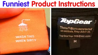 The Funniest Product Instructions And Tags (NEW PICS)