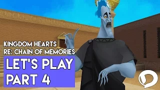 Kingdom Hearts Re: Chain of Memories (PS4) Let's Play Part 4 - Cloud And Hades!