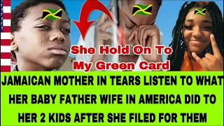 PUPA JESUS STEPMOTHER IN AMERICA DID THIS TO MY 2 KIDS AFTER SHE FILED FOR THEM FROM JAMAICA PART 1