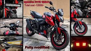 Fully modified🔥Apache 1604v,Full modifications of 1604v⚡️#1604v #apache #bike #rtr1604v #automobile