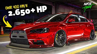 Need For Speed Heat - MITSUBISHI LANCER EVOLUTION X Customization | Max Build 400+