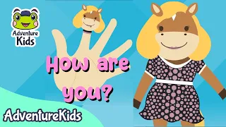 🎶 Daddy Finger, where are you? Baby Finger Family Song | ADVENTURE KIDS  | Nursery Rhyme Kids Song