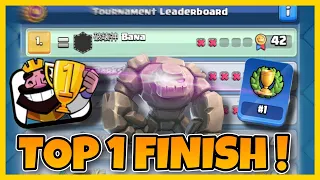 GLOBAL TOURNAMENT FINISHED  #1 IN THE WORLD!!!!! 🌎🏆 -Clash Royale