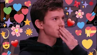 Tom Holland being the cutest human for 18 minutes straight