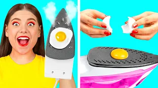 Truques Simples para Cozinhar com Ovos Desafio | Desafios Engraçados de Comida por BooGaGa