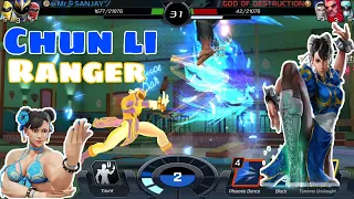 Chun li ranger gameplay power ranger legacy wars!