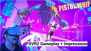 Pistol Whip Gameplay + Impressions On PSVR2 - Haptics Do Really Make This The Best Version!