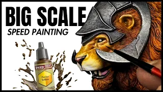 BIG Scale Painting with Army Painter Speedpaint 2.0 🎨 KUTON Sculpts