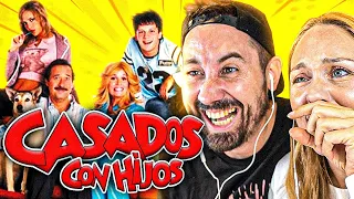 ESPAÑOLES REACCIONAN a lo MEJOR de CASADOS CON HIJOS 😂 *EPICO*