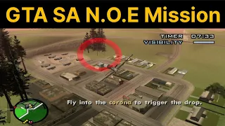 GTA SA N.O.E  Fly Into The Corona To Trigger The Drop Return To The Airfield And Land 59