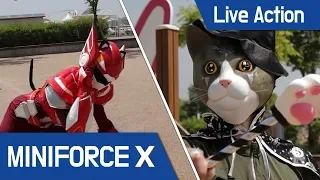 [MiniForceX] Live Action - Wizard cat VS MiniForce