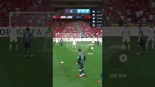 Free Kick Goal With Messi in FIFA 22 #short #shorts