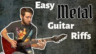 Easy Metal Guitar Riffs That Sound Hard | Easy Metal Guitar Riffs | Easy Guitar Riffs