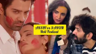 Arnav & Khushi (SaRun) Reunited - Holi Festival 2023, IPKKND Vibes - Sanaya Irani, Barun Sobti & Pow