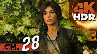 Shadow of the Tomb Raider - [4K/60fps HDR] (100%, One With the Jungle) Part 28 - The Monkey Gods