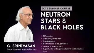 Neutron Stars and Black Holes (Lecture - 02: White Dwarf Stars) by G Srinivasan