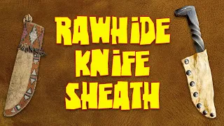 DIY Rawhide Knife Sheath
