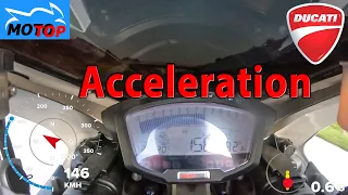 Ducati 1198 S - ACCELERATION - GPS measured