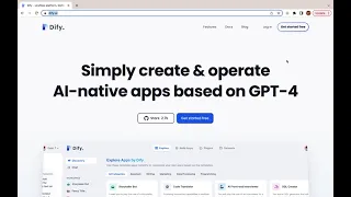 Build your own AI-based (GPT4) Application by dify.ai