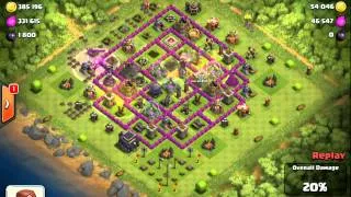 Clash of Clans: Hog Rider and Healing Spell Raid #2