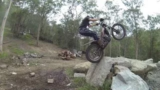 How to double blip and zap on trials bikes︱Cross Training Trials Techniques