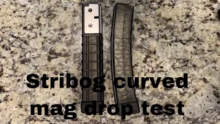 Stribog curved mag drop test