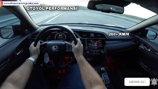 240 HP HONDA CIVIC HB | POV DRIVE | TOPSPEED | 264 KM/H | 1.5 IVTEC TURBO STAGE2