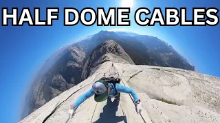 Half Dome Cables: Full Climb in 4K 360°