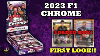 2023 Topps F1 Chrome Hobby FIRST LOOK