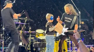 Metallica: Lars lets a Kid play the Drums in Munich, James: ‘I don’t know that song’ 😂 26-5-2024