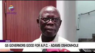 2023: G5 Governors Good For APC - Adams Oshiomhole | NEWS