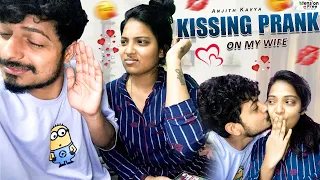 kissing prank on my wife#kissing prank on wife for 24 hours