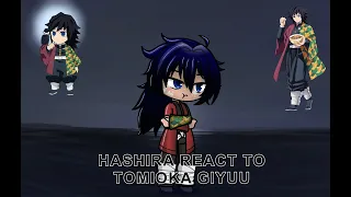 Hashira react to Giyuu angst MY AU (shorter then Sabitos life)