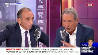 "Il faut que la France refasse des Français": les explications de Zemmour face à Bourdin