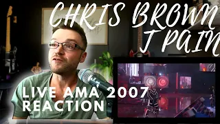 CHRIS BROWN - AMERICAN MUSIC AWARDS 2007 - REACTION