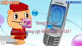 Demo Samsung SGH-D500 Incoming Call !