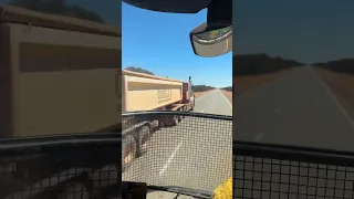 My first Road Train Vs Road Train overtake.