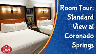 Coronado Springs Resort - Standard View - Room Tour