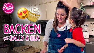 Schokomuffins / Kinderrezept / Ela backt mit Mama / Sallys Welt