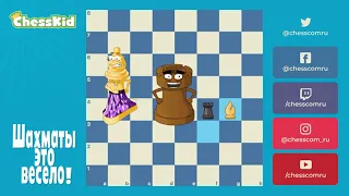 ✅ Шахматы для детей на ChessKid - Слон 😉👍 Как научиться играть в шахматы