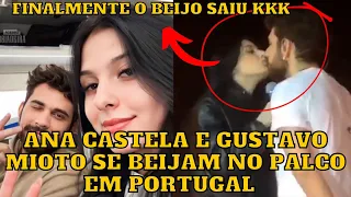 Ana Castela e Gustavo Mioto se BEIJAM no Palco em Portugal “Finalmente saiu”