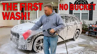 THE FIRST WASH | NO BUCKET METHOD | CAR WASH & DETAILING TIPS