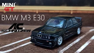 Mini GT BMW M3 E30 AC Schnitzer S3 Sport Black | Mendingan AC Schnitzer atau Alpina?