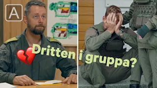 Bryter sammen etter beskjed fra fenriken