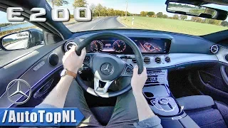 Mercedes-Benz E Class E200 2.0 Turbo POV Test Drive by AutoTopNL