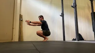 Hinge squat hinge (floating heel)